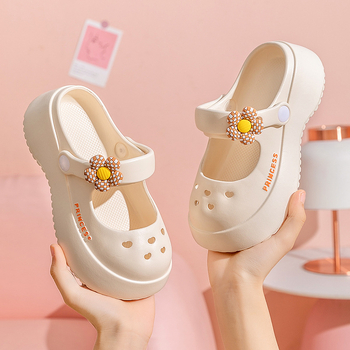 Unisex vasaras kurpes bērniem ar caurumiņiem, EVA augšdaļa, bez odas, vecums 1-16 gadi, vasara