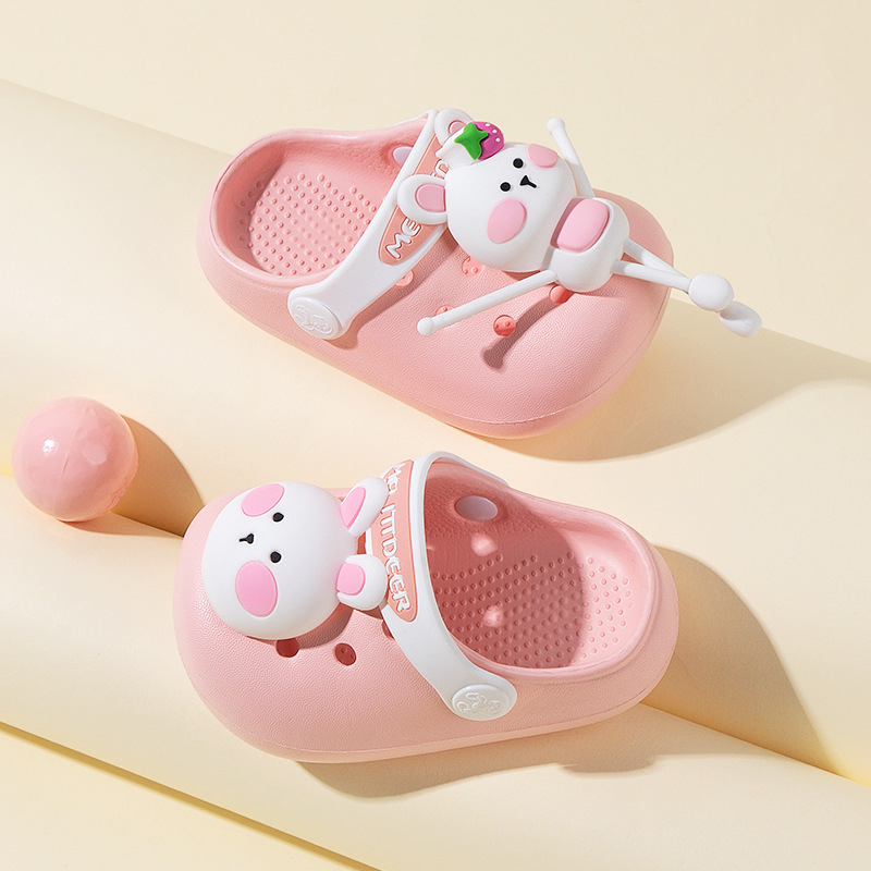 Bērnu sandales ar karikatūras rakstu, EVA augšdaļa un EVA zole, elpojošas un izturīgas pret nolietojumu, vecums 1–6 gadi