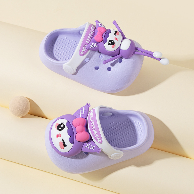 Bērnu sandales ar karikatūras rakstu, EVA augšdaļa un EVA zole, elpojošas un izturīgas pret nolietojumu, vecums 1–6 gadi