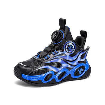 Fiúknak kosárlabda cipő — felsőrész szintetikus bőrből, EVA talp, vízálló, csúszásálló, rajzfilm mintával, 4-16 éveseknek