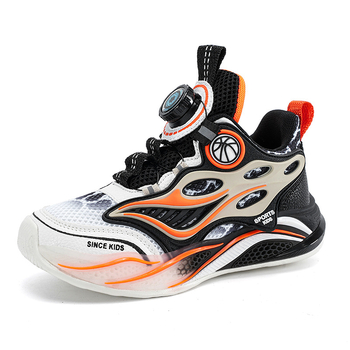 Gyerekek futócipői - 2025 tavasz, hálós felsőrész, EVA talp, könnyű, lélegző, gombos zárás