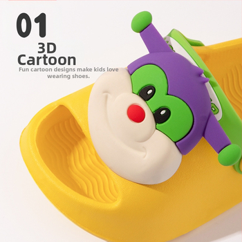 Bērnu sandales ar cartoon Motīvu, EVA augšdaļa un EVA zole, uniisex bērniem 1–6 gadiem, vasarai, zīmols Millie the Fawn