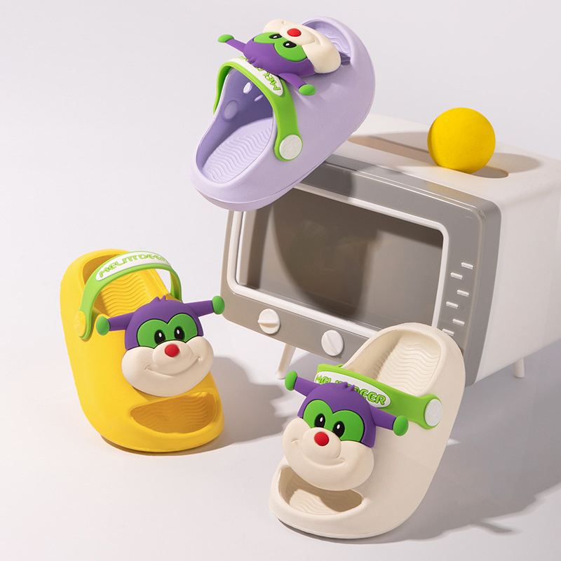 Bērnu sandales ar cartoon Motīvu, EVA augšdaļa un EVA zole, uniisex bērniem 1–6 gadiem, vasarai, zīmols Millie the Fawn