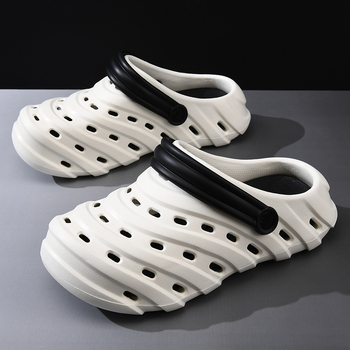 Мъжки EVA сандали - неформален Baotou стил, EVA горна част и EVA стелка, инжекционно формована подметка