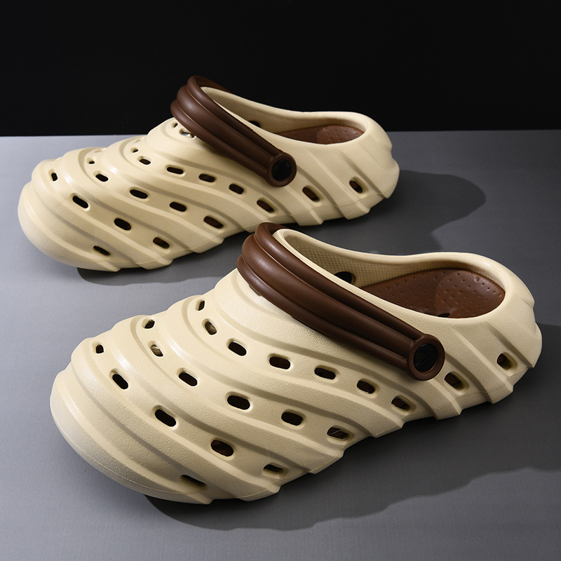 Мъжки EVA сандали - неформален Baotou стил, EVA горна част и EVA стелка, инжекционно формована подметка