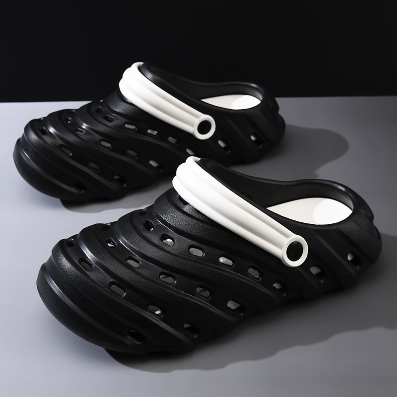 Мъжки EVA сандали - неформален Baotou стил, EVA горна част и EVA стелка, инжекционно формована подметка