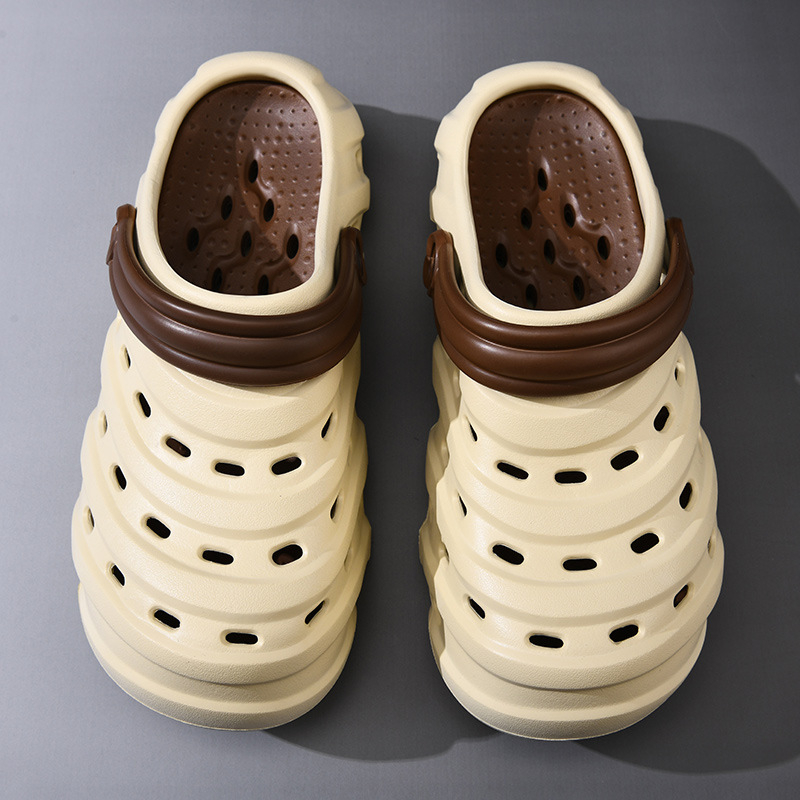 Мъжки EVA сандали - неформален Baotou стил, EVA горна част и EVA стелка, инжекционно формована подметка