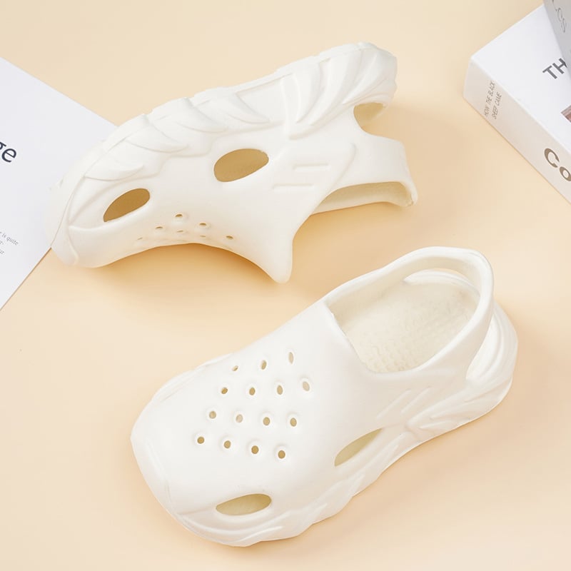 Bērnu pludmales apavi - EVA augšdaļa, universāls dizains, bez oderes, vasaras 2024 izlaidums, vecums 7–16 gadi