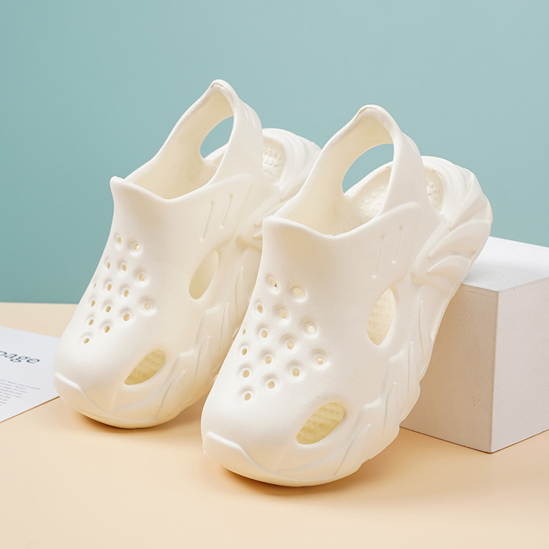 Bērnu pludmales apavi - EVA augšdaļa, universāls dizains, bez oderes, vasaras 2024 izlaidums, vecums 7–16 gadi