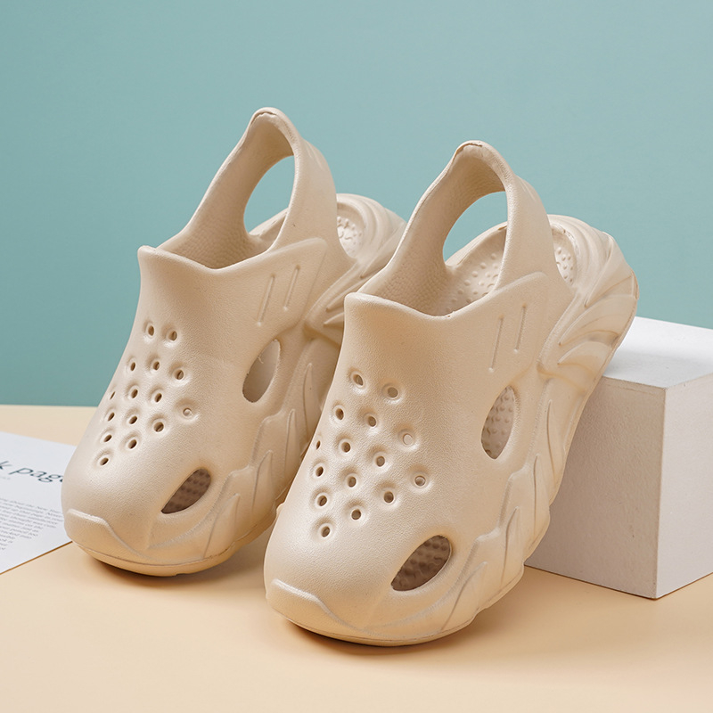 Bērnu pludmales apavi - EVA augšdaļa, universāls dizains, bez oderes, vasaras 2024 izlaidums, vecums 7–16 gadi