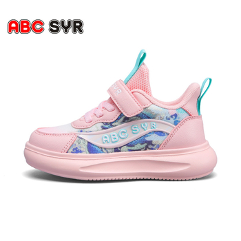 Bērnu sporta apavi ar plānu zoli, tīklota virsma, zemā augšdaļa, Velcro aizdare, elpojoši, pretslīdes EVA zole