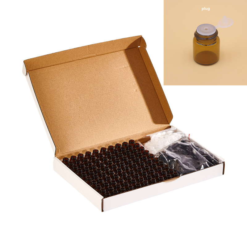 Set staklenih bočica za eterična ulja, kartonska ambalaža, razina pakiranja 1, 100 komada, marka HC