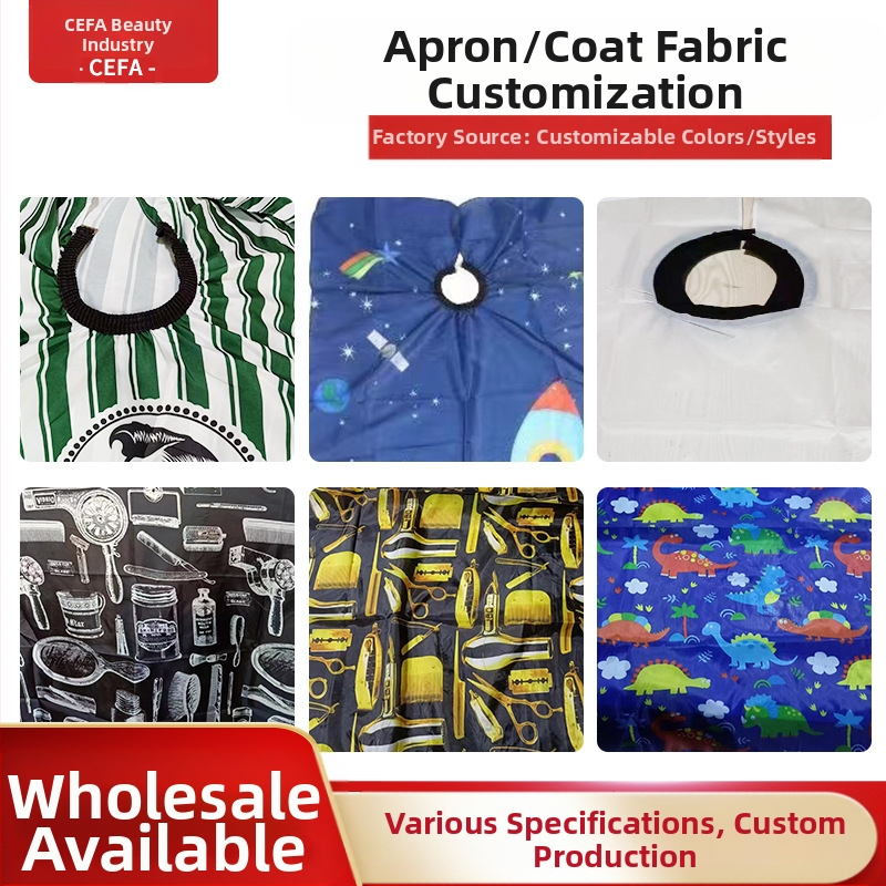 Αδιάβροχη ποδιά κομμωτικής για κούρεμα μαλλιών, προστασία από σκόνη, για οικιακή και σαλόνι χρήση