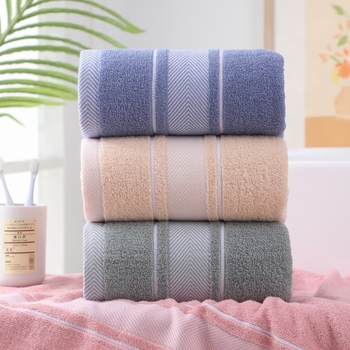 Vonios rankšluostis iš 100% medvilnės, 300–400 g, 32 siūlai, paprastas audinys, galimas apdirbimo pritaikymas