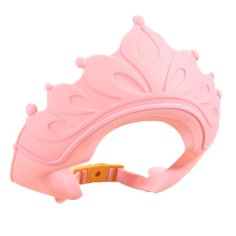 Бебешка шапка за шампоан с защита на очите и ушите, мека гума, полипропилен, регулируема, водоустойчива