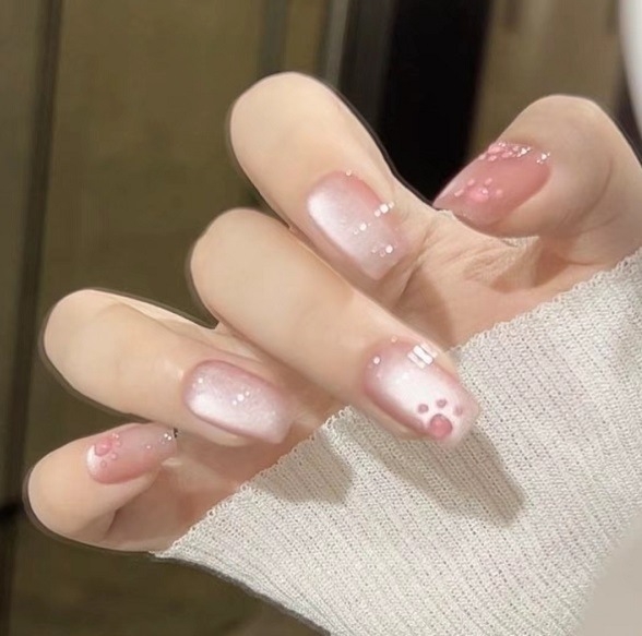 K`apeine Nokti s mačjim okom, odvojive pločice, za žene – Cat`s Eye stil