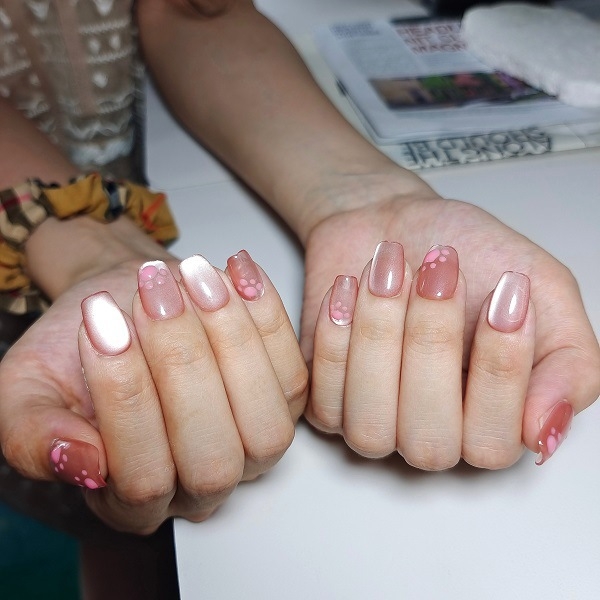 K`apeine Nokti s mačjim okom, odvojive pločice, za žene – Cat`s Eye stil