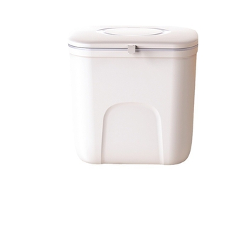 Sienas atkritumu tvertne, ovāla forma, 12 L, plastmasa, bez vāka