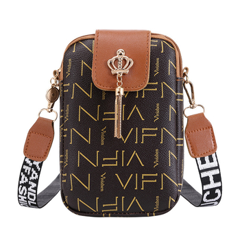 PU τσάντα κινητού - φάκελος στυλ, ώμου, Φθινόπωρο 2023, κάθετος τετράγωνος σχεδιασμός, μαγνητικό κλείσιμο, θήκη για κινητό