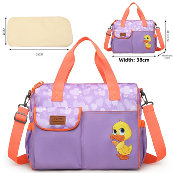 Τσάντα μαμά με μόνωση από αλουμινόφυλλο, μεγάλη χωρητικότητα, ύφασμα Oxford, αναπνεύσιμη επένδυση