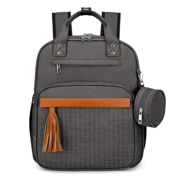 Σακίδιο μαμάς με Oxford ύφασμα, αδιάβροχο, επένδυση πολυεστέρα, ιμάντες με αερόσακο