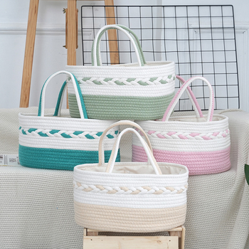 Koš za pelene od poliestera, velika kapaciteta, model Maternal and Infant Basket Diaper Basket -01, Bree