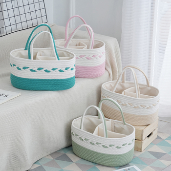 Koš za pelene od poliestera, velika kapaciteta, model Maternal and Infant Basket Diaper Basket -01, Bree