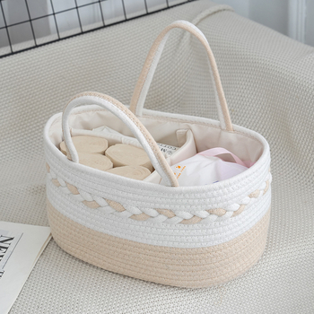 Koš za pelene od poliestera, velika kapaciteta, model Maternal and Infant Basket Diaper Basket -01, Bree
