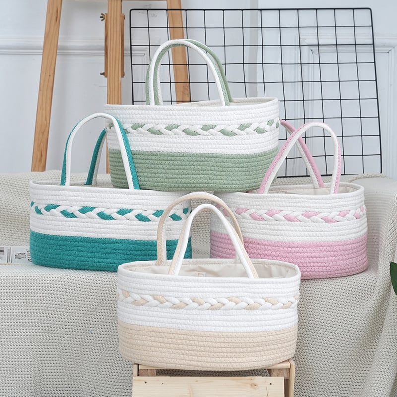 Koš za pelene od poliestera, velika kapaciteta, model Maternal and Infant Basket Diaper Basket -01, Bree