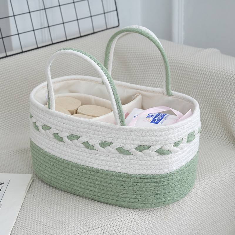 Koš za pelene od poliestera, velika kapaciteta, model Maternal and Infant Basket Diaper Basket -01, Bree