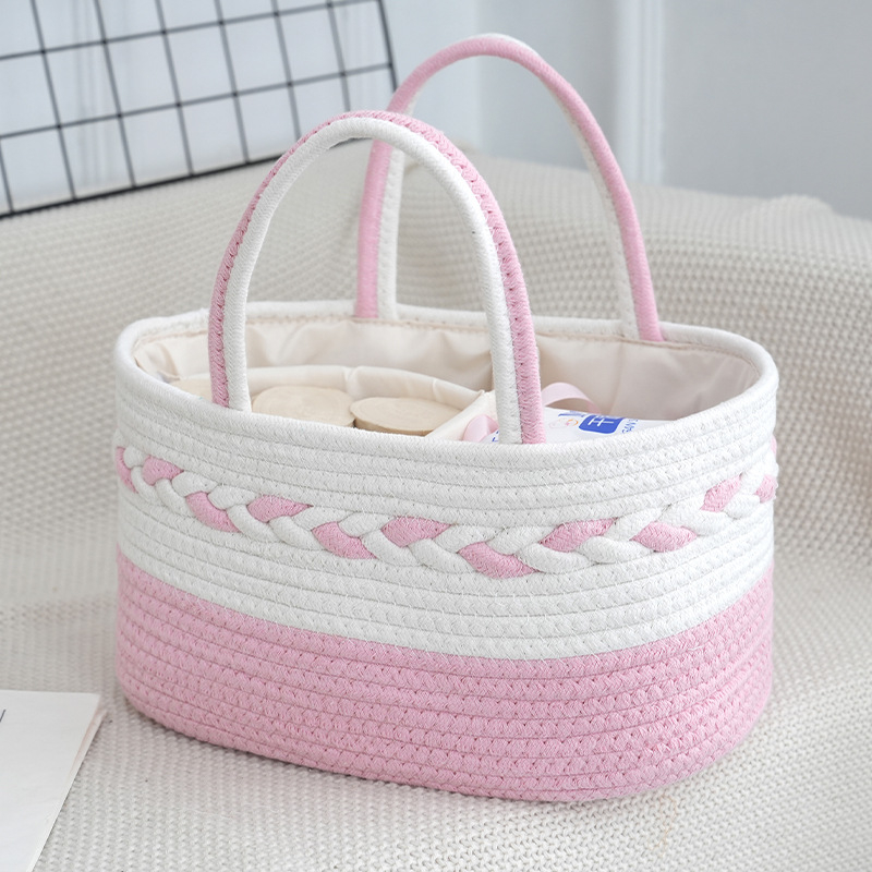 Koš za pelene od poliestera, velika kapaciteta, model Maternal and Infant Basket Diaper Basket -01, Bree