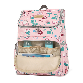 Τσάντα μαμάς για μωρό – Μεγάλη χωρητικότητα, ελαφριά, πολυχρηστική, ύφασμα Oxford, στυλ καρτούν, μάρκα KKWQUEEN