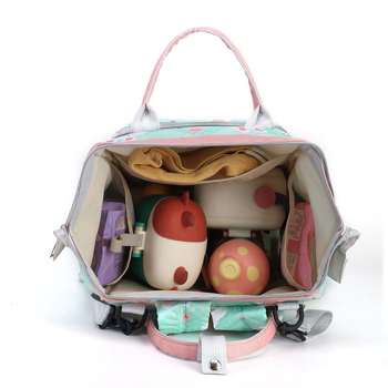 Φορητή τσάντα μητέρας και μωρού με μόνωση για αποθήκευση γάλακτος, μεγάλη χωρητικότητα, Oxford ύφασμα, διαπνέουσα, καμπύλη ιμάντας ώμου