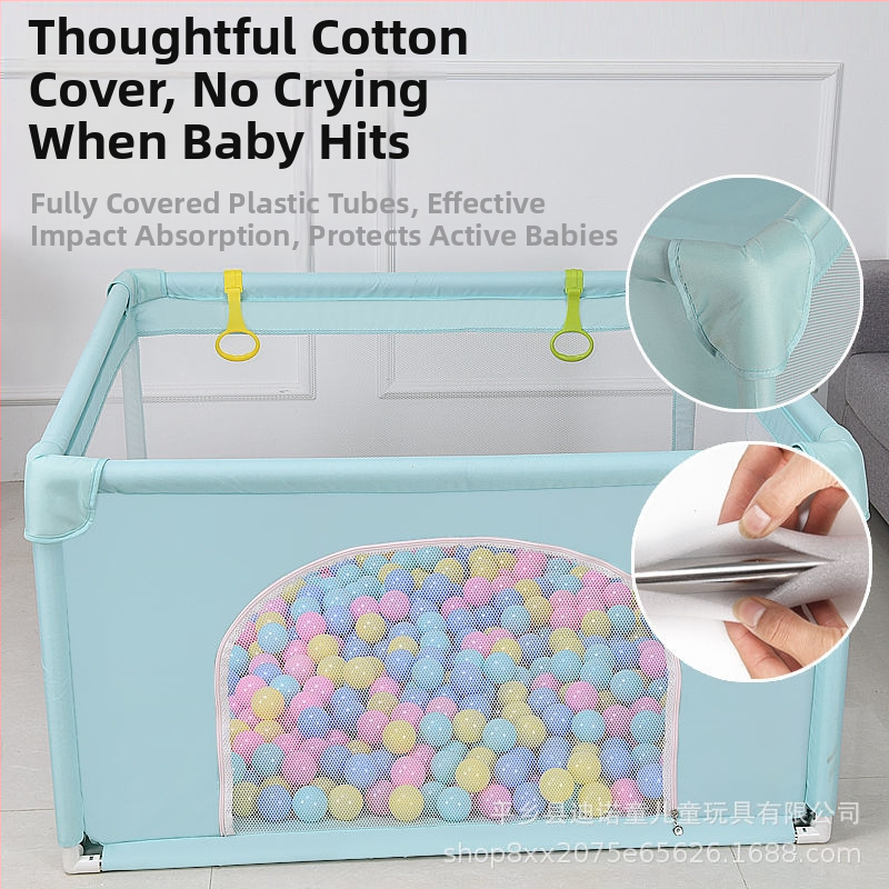 Παιδικό φράγμα παιχνιδιού με ενσωματωμένο σκηνάκι και στρωματάκι για σέρνισμα – εσωτερικό φράγμα ανάπτυξης δεξιοτήτων (Υλικό: ύφασμα από ανοξείδωτο χάλυβα; Ηλικία: 3-6 ετών; Μάρκα: Dino Child)