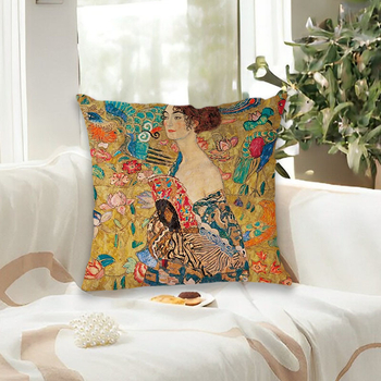 Μαξιλαροθήκη Bohemian στυλ, πολυεστέρας, σειρά Bohemia, μοτίβο: άλλος, με εκτυπωμένο λογότυπο, ιδανικό για υπνοδωμάτιο