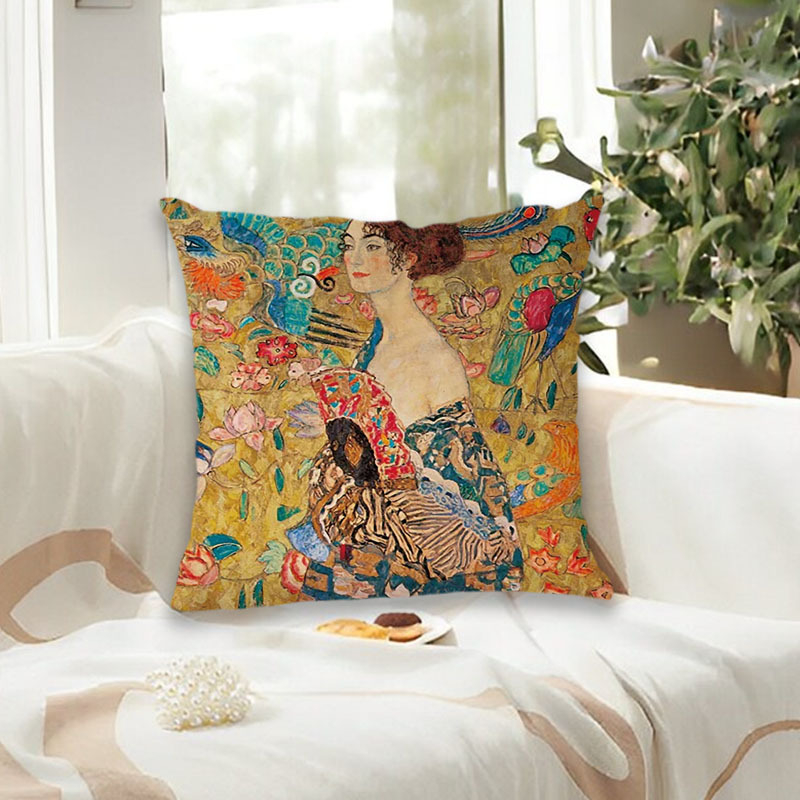 Μαξιλαροθήκη Bohemian στυλ, πολυεστέρας, σειρά Bohemia, μοτίβο: άλλος, με εκτυπωμένο λογότυπο, ιδανικό για υπνοδωμάτιο