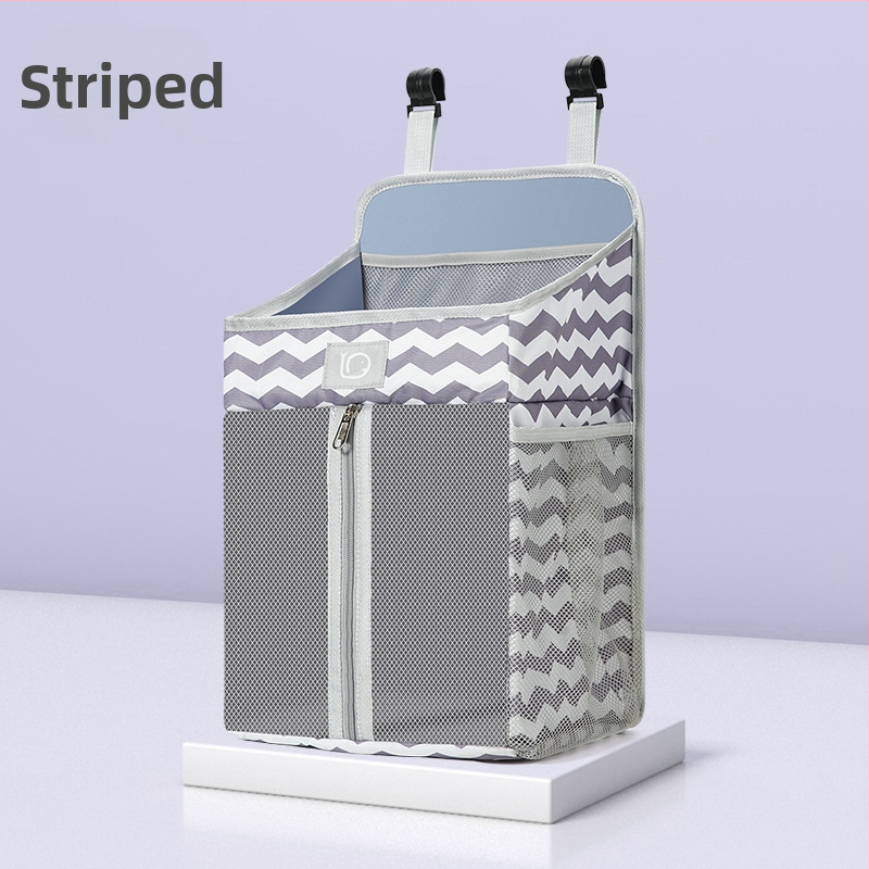 Pakabamas krepšys vaikų kambariui — poliesteris, sieninis laikiklis, daugiafunkcinis organizatorius su karikatūriniu 3D stiliumi