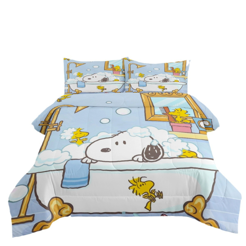 Core Link háromrészes ágyneműkészlet — digitális nyomtatás, quiltvarrás, kémiai rost, kiváló minőség