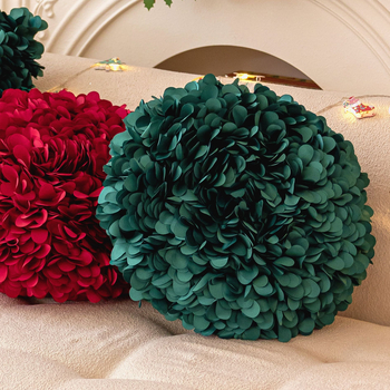 Κάλυμμα μαξιλαριού με φλοραλικό μοτίβο, στυλ light luxury, ύφανση με σπλίσινγκ, κατά παραγγελία