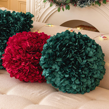 Κάλυμμα μαξιλαριού με φλοραλικό μοτίβο, στυλ light luxury, ύφανση με σπλίσινγκ, κατά παραγγελία