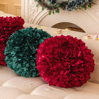 Κάλυμμα μαξιλαριού με φλοραλικό μοτίβο, στυλ light luxury, ύφανση με σπλίσινγκ, κατά παραγγελία