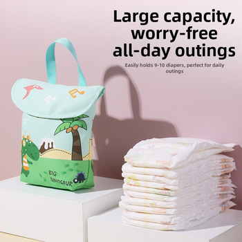 Διπλή θήκη για πάνες μωρού, φορητή, αδιάβροχο ύφασμα twill, ανθεκτικό στη βρωμιά, για ταξίδια