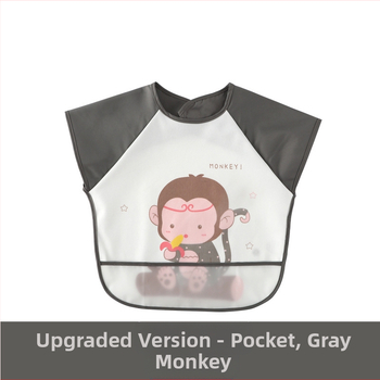 PVC anyagú, ujj nélküli, vízálló kötény gyerekeknek és babáknak, rajzfilm mintával