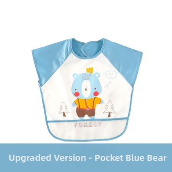 PVC anyagú, ujj nélküli, vízálló kötény gyerekeknek és babáknak, rajzfilm mintával