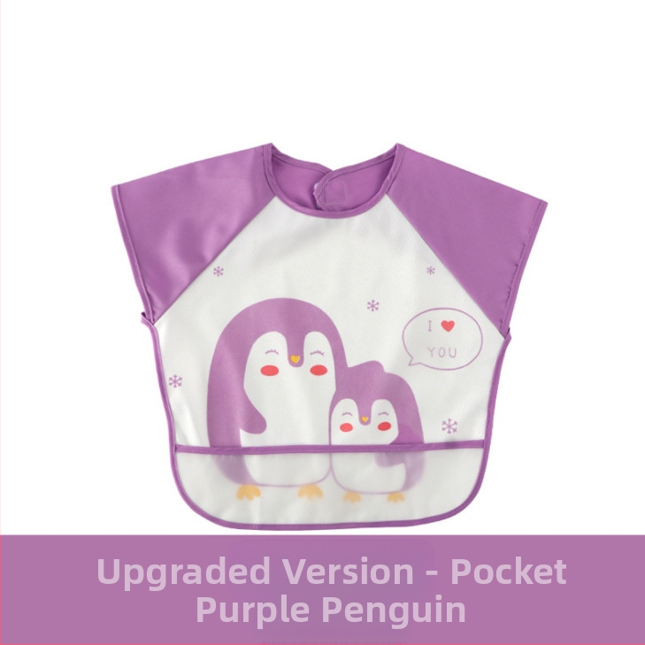 PVC anyagú, ujj nélküli, vízálló kötény gyerekeknek és babáknak, rajzfilm mintával