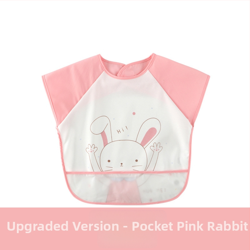 PVC anyagú, ujj nélküli, vízálló kötény gyerekeknek és babáknak, rajzfilm mintával