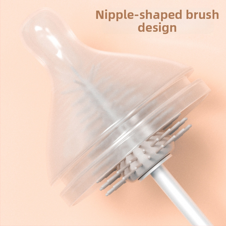 Комплект силиконови четки за бутилки, три в едно; материали силикон и ABS; тегло 89 g; SAIDAH