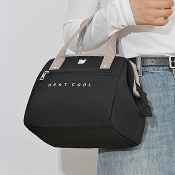 Φορητή μονωμένη τσάντα για μεσημεριανό και καλλυντικά με ζωικό μοτίβο, Oxford ύφασμα, μόνωση, αδιάβροχο, εξαιρετικά ελαφρύ