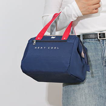 Φορητή μονωμένη τσάντα για μεσημεριανό και καλλυντικά με ζωικό μοτίβο, Oxford ύφασμα, μόνωση, αδιάβροχο, εξαιρετικά ελαφρύ