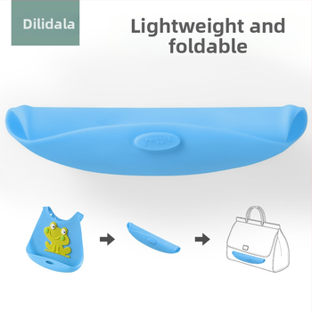 Силиконов бебешки лигавник - триизмерен водоустойчив, изключително мек, хранително-качествен силикон, за бебета и деца, лесен за почистване